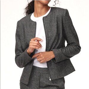 Aritzia Babaton 'Bowman' Wool Silk Blazer Jacket Sz 10 Office Corporate Career